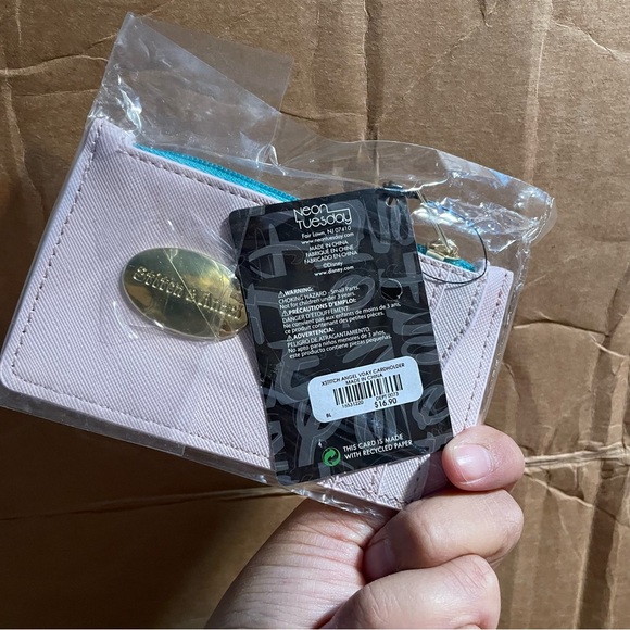 Disney Angel & Stitch 2-in-1 Mini Backpack Fanny Pack Cardholder & Organizer NWT - Picture 12 of 15